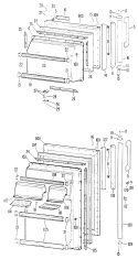 Section Diagram and Parts List for CTF19EBFR  Hotpoint Refrigerator