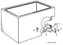 Section Diagram and Parts List for FH20CFC  Hotpoint Freezer
