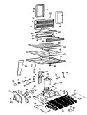 Section Diagram and Parts List for CTX18GHCR  Hotpoint Refrigerator