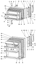 Section Diagram and Parts List for CTX18HHCR  Hotpoint Refrigerator