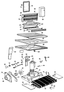 Part Location Diagram of AN60X0170 GE MOTOR COND FAN