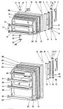 Section Diagram and Parts List for CTX18LHCR  Hotpoint Refrigerator