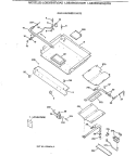 GAS & BURNER PARTS Diagram and Parts List for LGB356GEV2AD  General Electric Range