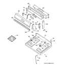 COOKTOP Diagram and Parts List for RGB532BEW1WH  Hotpoint Range