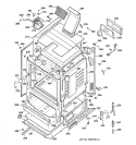 BODY PARTS Diagram and Parts List for RGB745WEV3WW  Hotpoint Range