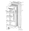 Part Location Diagram of WR17X4326 GE TRIM DOOR Bottom FF MS CD