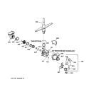 MOTOR - PUMP MECHANISM Diagram and Parts List for GSD3820Z02BB  General Electric Dishwasher