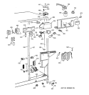 FRESH FOOD SECTION Diagram and Parts List for TFX25VPBAWW  General Electric Refrigerator