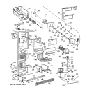 FREEZER SECTION Diagram and Parts List for TFK25PRBAWW  General Electric Refrigerator