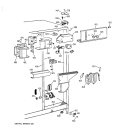 FRESH FOOD SECTION Diagram and Parts List for TFK22PRBAAA  General Electric Refrigerator