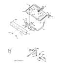 GAS & BURNER PARTS Diagram and Parts List for JGBS03PPA2AD  General Electric Range
