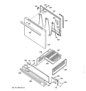 DOOR & DRAWER PARTS Diagram and Parts List for JGBS03PPA2AD  General Electric Range
