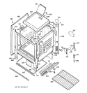 BODY PARTS Diagram and Parts List for JGBS03PPA2AD  General Electric Range