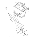 GAS & BURNER PARTS Diagram and Parts List for JGBS04PEA2AD  General Electric Range