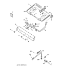 GAS & BURNER PARTS Diagram and Parts List for JGBS15PEA2AD  General Electric Range