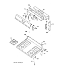 COOKTOP Diagram and Parts List for JGBS15PEA2AD  General Electric Range