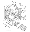 BODY PARTS Diagram and Parts List for JGBS15PEA2AD  General Electric Range
