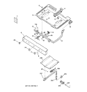 GAS & BURNER PARTS Diagram and Parts List for JGSS05BEA2BB  General Electric Range
