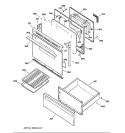 Part Location Diagram of WB02X8245 GE USE GEH WB2X8245