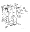 CABINET PARTS Diagram and Parts List for TBX22VABLRWW  General Electric Refrigerator