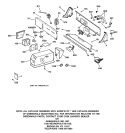 BACKSPLASH & COIN BOX ASSEMBLY Diagram and Parts List for WICB103CV1WC  General Electric Washer