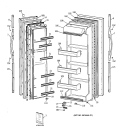 Part Location Diagram of WR12X10113 GE Tail Handle