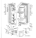 DOORS Diagram and Parts List for CST25GRBAAA  Hotpoint Refrigerator