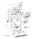 FRESH FOOD SECTION Diagram and Parts List for CSK28DRBAAA  Hotpoint Refrigerator