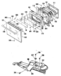 Section Diagram and Parts List for ZEK757WP5WG  General Electric Wall Oven