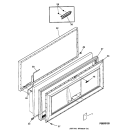 DOOR Diagram and Parts List for FCM15SAAWH  General Electric Freezer