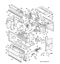 Part Location Diagram of WB07X2068 GE CTRL PNL Assembly
