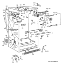 CABINET Diagram and Parts List for TBX18JIBKRBB  General Electric Refrigerator