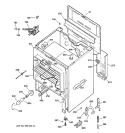 BODY PARTS Diagram and Parts List for JBP30AA4  General Electric Range