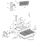 UNIT PARTS Diagram and Parts List for TBH18IABFRAA  General Electric Refrigerator