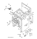 BODY PARTS Diagram and Parts List for JBP60BY5WH  General Electric Range
