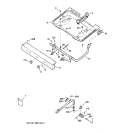 Part Location Diagram of WB63K10001 GE BURNER BOX
