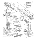 FREEZER SECTION Diagram and Parts List for MST25GRBAWW  General Electric Refrigerator