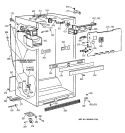 CABINET Diagram and Parts List for TBX18CIBHRAA  General Electric Refrigerator