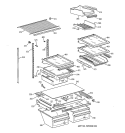 Part Location Diagram of WR71X10131 GE RACK BEVERAGE