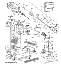 FREEZER SECTION Diagram and Parts List for TFX22CRBBAA  General Electric Refrigerator