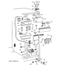 FRESH FOOD SECTION Diagram and Parts List for ZFSB27DYBSS  General Electric Refrigerator