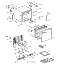 Part Location Diagram of WR78X8404 GE DOOR Assembly