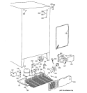 UNIT PARTS Diagram and Parts List for TFX22VRBBWW  General Electric Refrigerator
