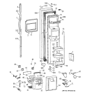 Part Location Diagram of WR12X10163 GE Upper Handle Trim - White