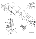 ICE BUCKET ASSEMBLY Diagram and Parts List for ZISS42DAASS  General Electric Refrigerator