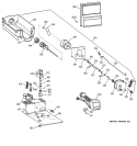 DISPENSER Diagram and Parts List for ZISS48DAASS  General Electric Refrigerator