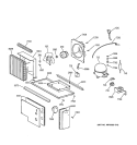UNIT PARTS Diagram and Parts List for ZISS48NAASS  General Electric Refrigerator
