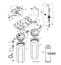 Section Diagram and Parts List for GNUT03A  General Electric Water Filter System