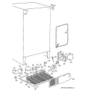 UNIT PARTS Diagram and Parts List for TFG22JABBWW  General Electric Refrigerator