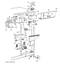 FRESH FOOD SECTION Diagram and Parts List for TFG25PABBWW  General Electric Refrigerator